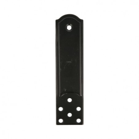 AMIG 7056  
 Placa horizontal 3051  
 233 x 37 mm  
 Acero  
 Negro