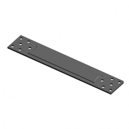 AMIG 7059  
 Placa continua 3075  
 226 x 37 mm  
 Acero  
 Negro