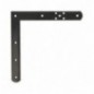 AMIG 7062  
 Escuadra 3090  
 220 x 220 mm  
 Acero  
 Negro - Derecha