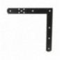 AMIG 7063  
 Escuadra 3091  
 220 x 220 mm  
 Acero  
 Negro - Izquierda