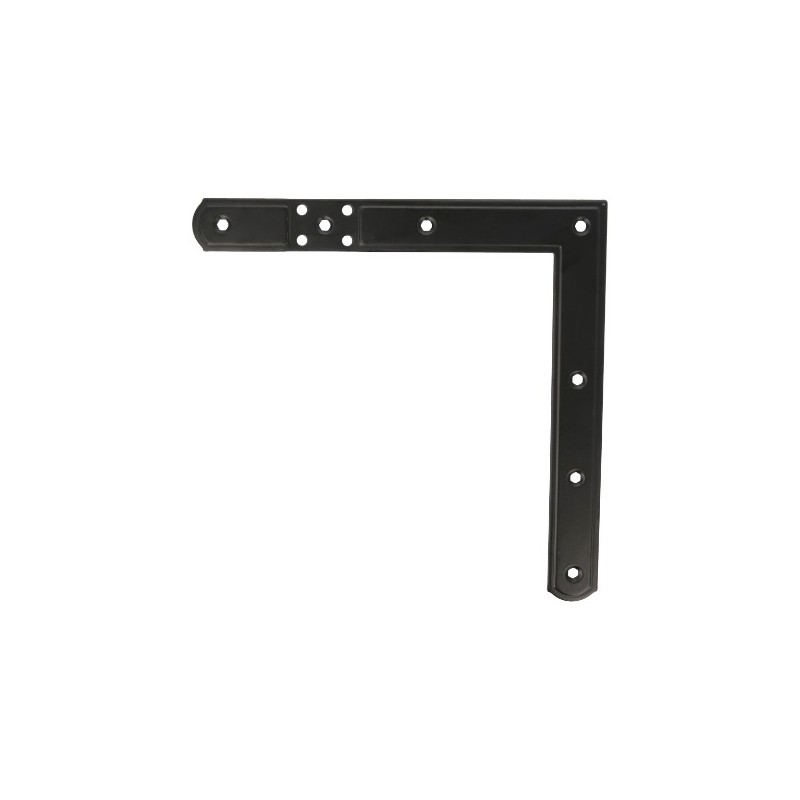 AMIG 7064  
 Escuadra 3095  
 220 x 220 mm  
 Acero  
 Negro
