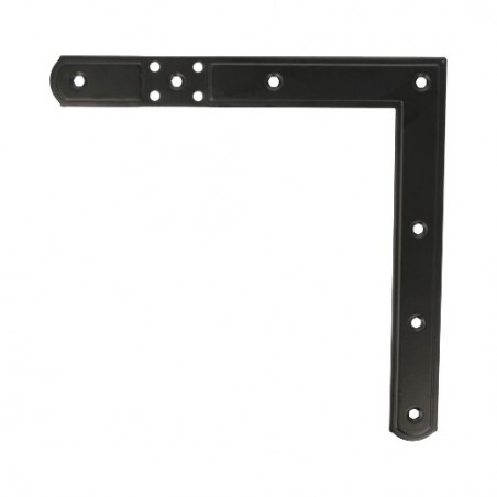 AMIG 7064  
 Escuadra 3095  
 220 x 220 mm  
 Acero  
 Negro