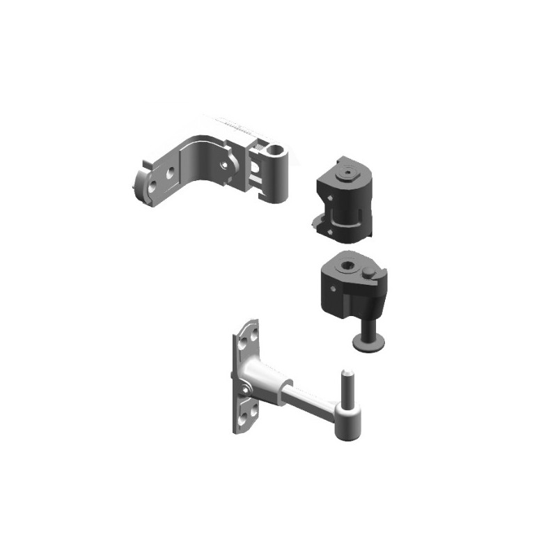 AMIG 7065  
 Retenedor 3100  
 105 mm  
 Zamak  
 Negro - Izquierda