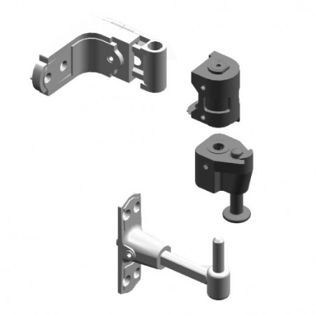 AMIG 7065  
 Retenedor 3100  
 105 mm  
 Zamak  
 Negro - Izquierda