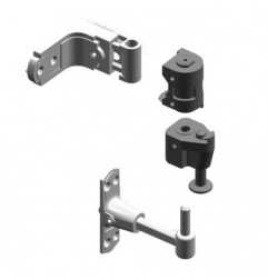 AMIG 7066  
 Retenedor 3101  
 105 mm  
 Zamak  
 Negro - Derecha