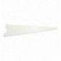 AMIG 7083  
 Soporte doble para estantes 8000  
 17 cm  
 Acero  
 Blanco