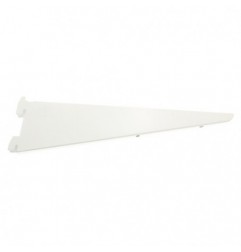AMIG 7085  
 Soporte doble para estantes 8000  
 22 cm  
 Acero  
 Blanco