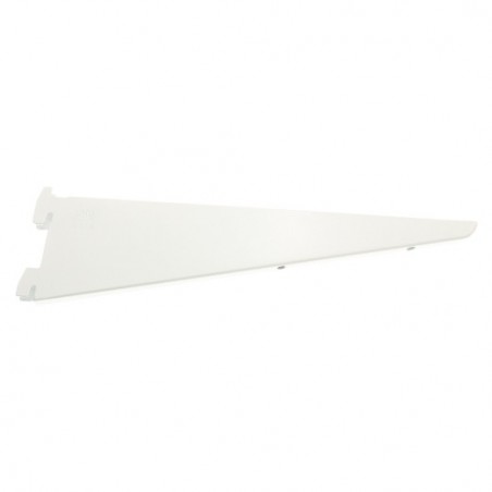 AMIG 7085  
 Soporte doble para estantes 8000  
 22 cm  
 Acero  
 Blanco