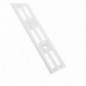 AMIG 7099  
 Cremallera 7000  
 1 m  
 Acero  
 Blanco