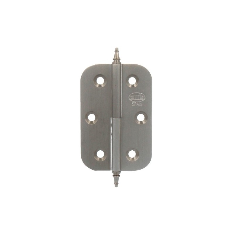 AMIG 7119  
 Bisagra 1060  
 60 x 40 x 2 mm  
 Latón  
 Cromado mate - Izquierda
