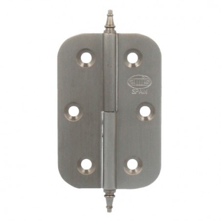 AMIG 7119  
 Bisagra 1060  
 60 x 40 x 2 mm  
 Latón  
 Cromado mate - Izquierda