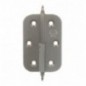 AMIG 7119  
 Bisagra 1060  
 60 x 40 x 2 mm  
 Latón  
 Cromado mate - Izquierda
