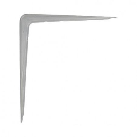 AMIG 7166  
 Palomilla 6  
 350 x 300 mm (14'' x 12'')  
 Acero  
 Gris metalizado