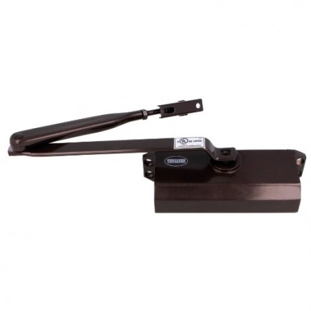AMIG 7168  
 Cierrapuertas 777  
 Fuerza 2/3/4  
 Aluminio  
 Bronceado