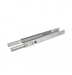 AMIG 7201  
 Guía para cajón de bolas 26  
 470 x 27 mm  
 Acero  
 Galvanizado