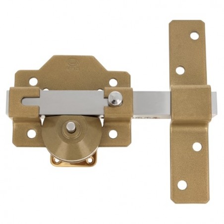 AMIG 7221  
 Cerrojo de seguridad 10  
 88 x 153 mm  
 Acero  
 Martelé