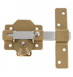 AMIG 7222  
 Cerrojo de seguridad 10  
 105 x 170 mm  
 Acero  
 Martelé