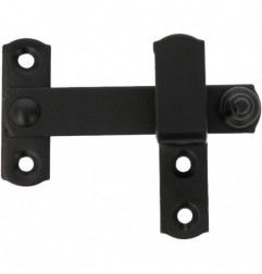 AMIG 7233  
 Aldabilla 2  
 80 x 46 mm  
 Acero  
 Negro
