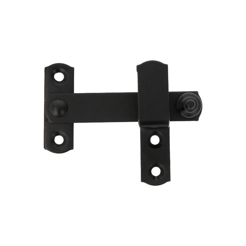 AMIG 7233  
 Aldabilla 2  
 80 x 46 mm  
 Acero  
 Negro