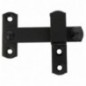 AMIG 7233  
 Aldabilla 2  
 80 x 46 mm  
 Acero  
 Negro