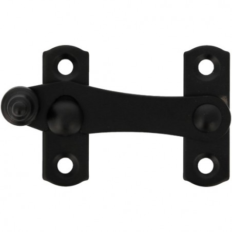 AMIG 7235  
 Aldabilla 3  
 75 x 46 mm  
 Acero  
 Negro - Izquierda