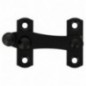 AMIG 7235  
 Aldabilla 3  
 75 x 46 mm  
 Acero  
 Negro - Izquierda