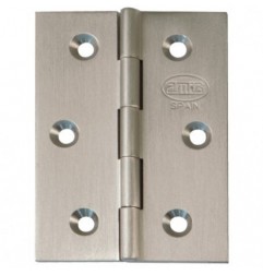 AMIG 7262  
 Bisagra 1002  
 60 x 40 x 2 mm  
 Latón  
 Cromado mate