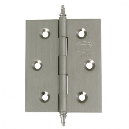 AMIG 7266  
 Bisagra 1003  
 60 x 40 x 2 mm  
 Latón  
 Cromado mate
