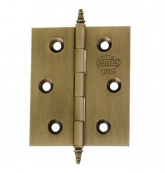 AMIG 7270  
 Bisagra 1003  
 60 x 50 x 2 mm  
 Latón  
 Cuero