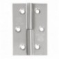 AMIG 7323  
 Bisagra 2066  
 60 x 40 x 1,5 mm  
 Acero inoxidable 18/8  
 Mate - Derecha