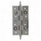AMIG 7336  
 Bisagra seguridad 561  
 150 x 82 x 3 mm  
 Acero  
 Cromado mate