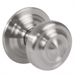 AMIG 7340  
 Pomo puerta de entrada 50  
 Ø70 mm  
 Latón  
 Cromado mate