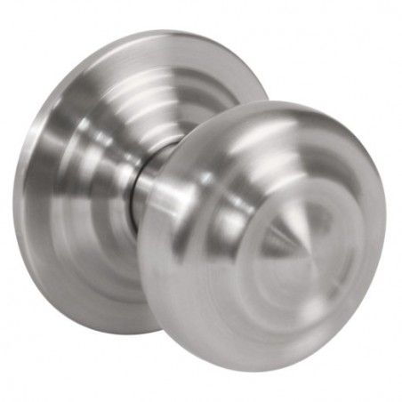 AMIG 7340  
 Pomo puerta de entrada 50  
 Ø70 mm  
 Latón  
 Cromado mate
