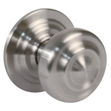 AMIG 7341  
 Pomo puerta de entrada 51  
 Ø70 mm  
 Latón  
 Cromado mate