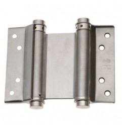 AMIG 7376  
 Bisagra doble acción 3037  
 75 x 126 mm  
 Acero inoxidable 18/8  
 Mate