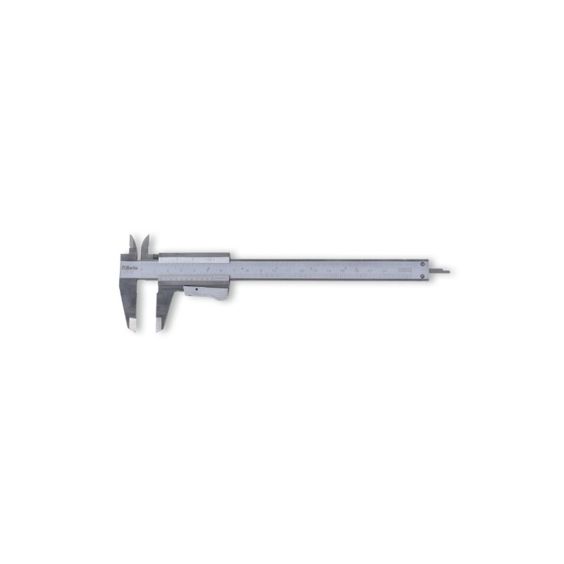 1650 150 Calibre de cursor de acero inoxidable templado, en estuche de plástico
