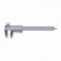 1650 150 Calibre de cursor de acero inoxidable templado, en estuche de plástico