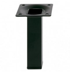 AMIG 7410  
 Pata de mesa 3  
 25 x 25 x 100 mm  
 Acero  
 Negro