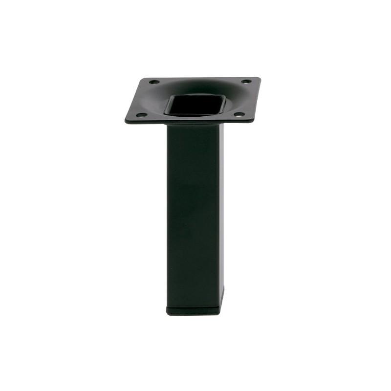 AMIG 7410  
 Pata de mesa 3  
 25 x 25 x 100 mm  
 Acero  
 Negro