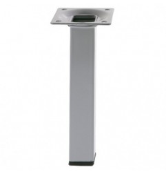 AMIG 7420  
 Pata de mesa 3  
 25 x 25 x 350 mm  
 Acero  
 Plata