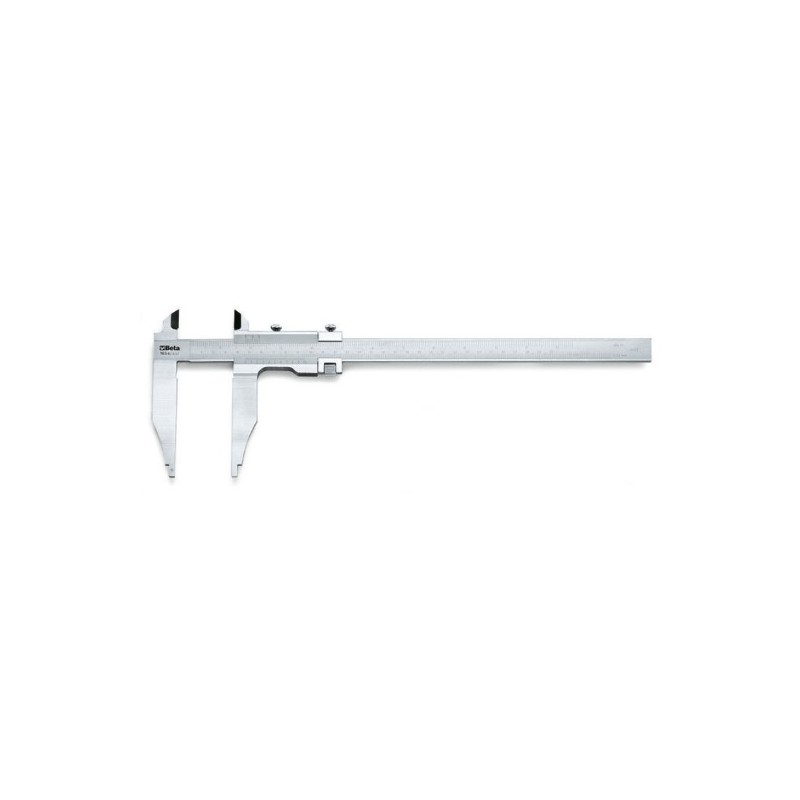 1654 200 Calibre de cursor de acero inoxidable templado, en estuche