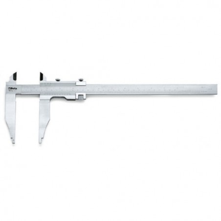 1654 200 Calibre de cursor de acero inoxidable templado, en estuche