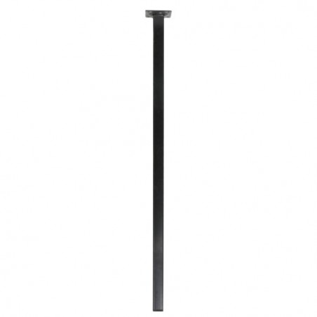 AMIG 7425  
 Pata de mesa 3  
 25 x 25 x 700 mm  
 Acero  
 Negro