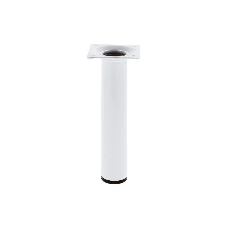 AMIG 7433  
 Pata de mesa 4  
 Ø30 x 200 mm  
 Acero  
 Blanco