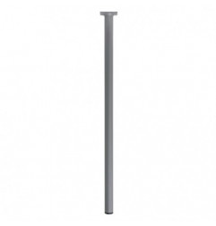 AMIG 7444  
 Pata de mesa 4  
 Ø30 x 700 mm  
 Acero  
 Plata
