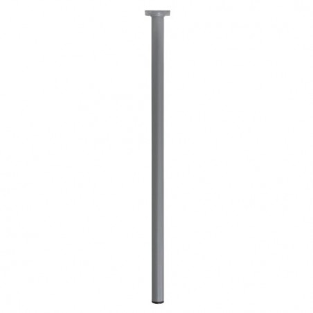 AMIG 7444  
 Pata de mesa 4  
 Ø30 x 700 mm  
 Acero  
 Plata