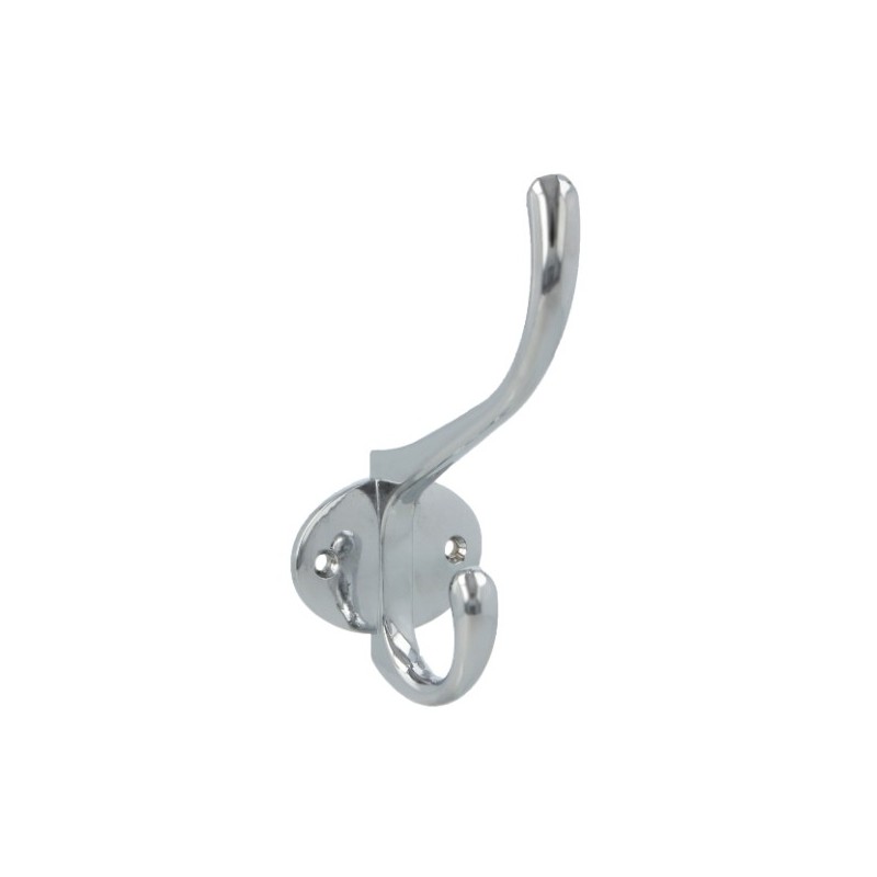 AMIG 7453  
 Colgador de pared doble 25  
 135 mm  
 Zamak  
 Cromado