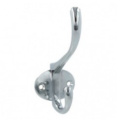 AMIG 7454  
 Colgador de pared doble 26  
 108 mm  
 Zamak  
 Cromado