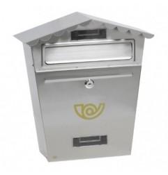 AMIG 7462   Buzón 1 INOX   360 x 335 x 110 mm   Acero inoxidable   Inoxidable