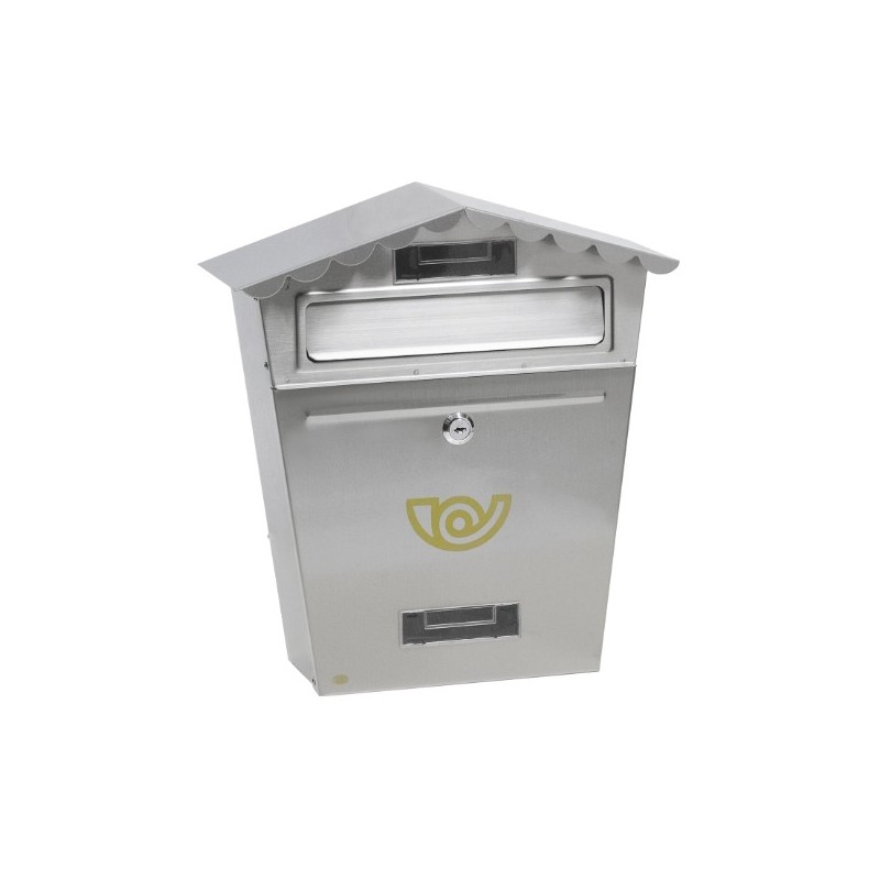AMIG 7462   Buzón 1 INOX   360 x 335 x 110 mm   Acero inoxidable   Inoxidable